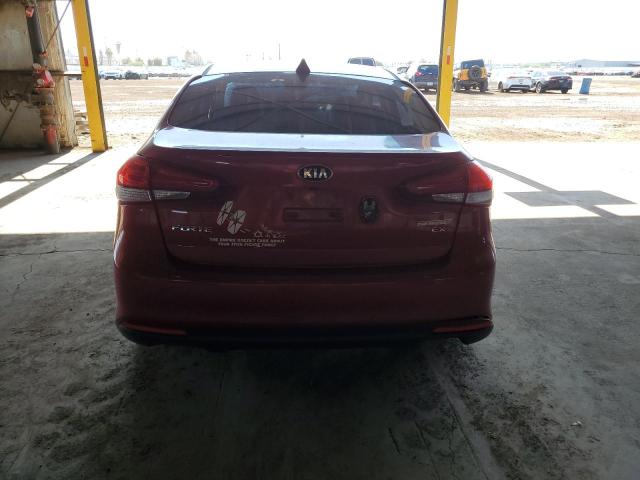 3KPFL4A84JE243008 - 2018 KIA FORTE EX RED photo 6