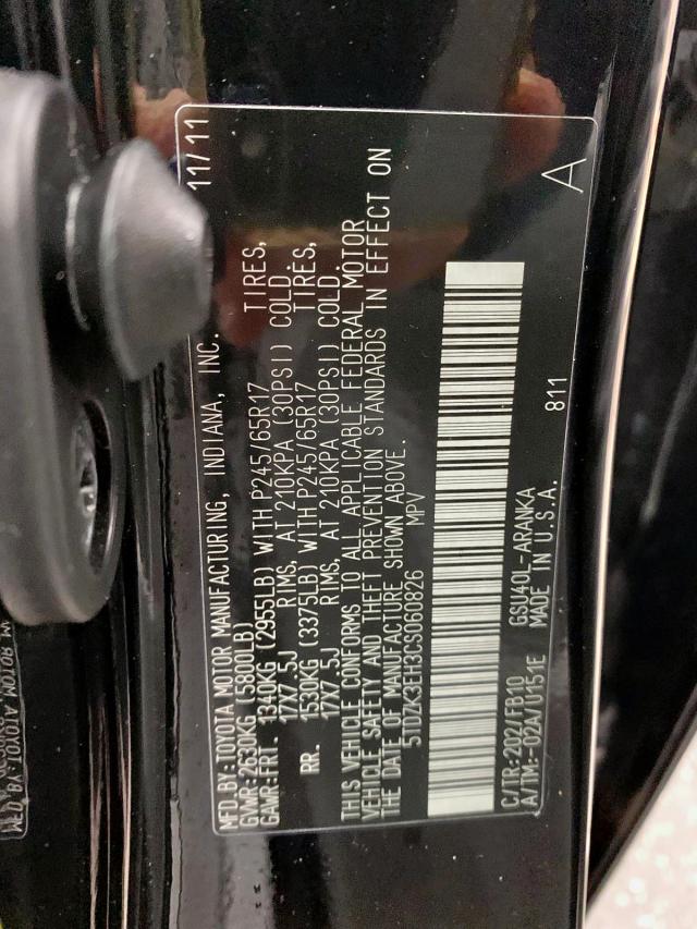 5TDZK3EH3CS060826 - 2012 TOYOTA HIGHLANDER BASE  фото 10