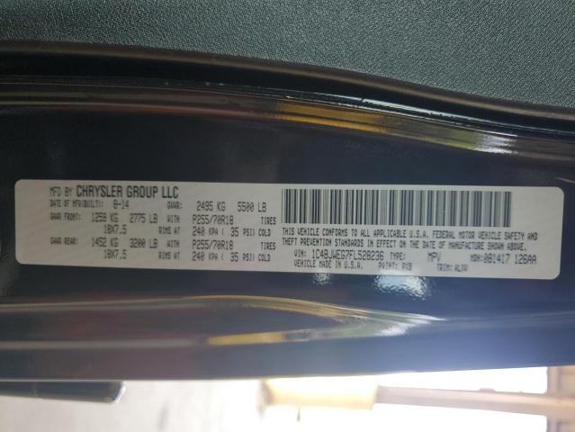 1C4BJWEG7FL528236 - 2015 JEEP WRANGLER U SAHARA BLACK photo 12