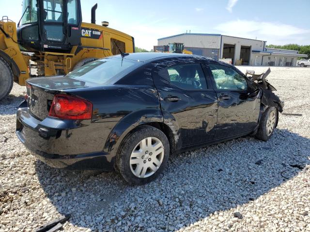 1C3CDZAB9EN233122 - 2014 DODGE AVENGER SE BLACK photo 3