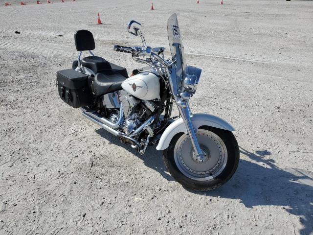 1HD1BMY132Y038635 - 2002 HARLEY-DAVIDSON FLSTF WHITE photo 1