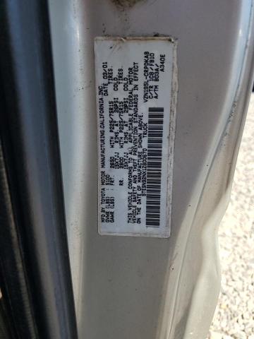 5TESN92NX1Z800670 - 2001 TOYOTA TACOMA XTRACAB PRERUNNER 银色 照片 12