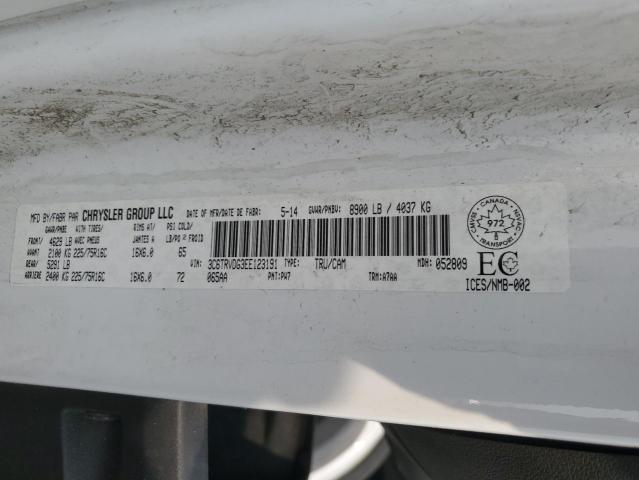 3C6TRVDG3EE123191 - 2014 RAM PROMASTER 2500 HIGH WHITE photo 14