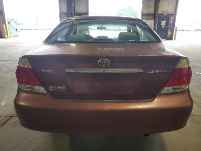 4T1BE32K96U143147 - 2006 TOYOTA CAMRY LE BURGUNDY photo 6
