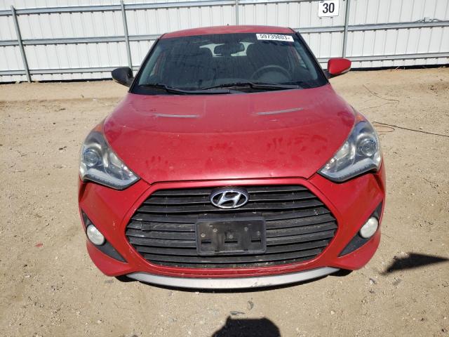 KMHTC6AE6FU235582 - 2015 HYUNDAI VELOSTER TURBO RED photo 5