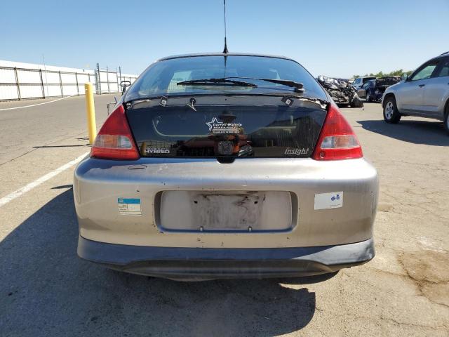 JHMZE147X6S000511 - 2006 HONDA INSIGHT SILVER photo 10