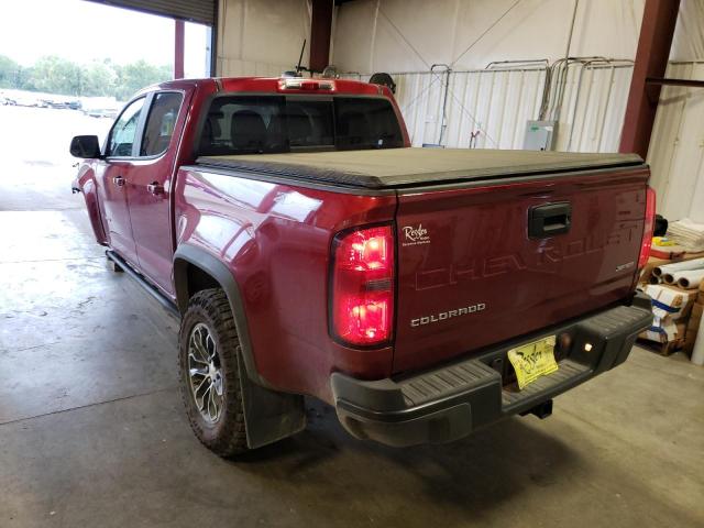 1GCGTEEN7M1295721 - 2021 CHEVROLET COLORADO ZR2 RED photo 3