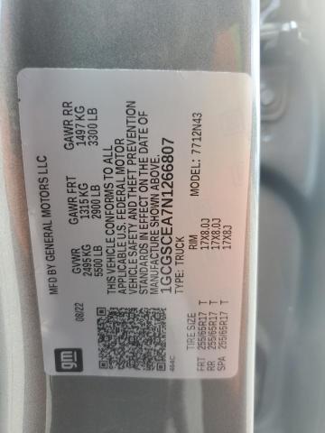 1GCGSCEA7N1266807 - 2022 CHEVROLET COLORADO LT GRAY photo 13