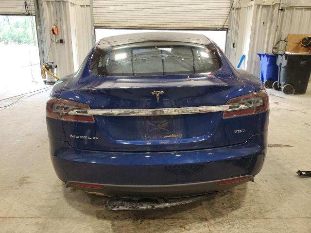 5YJSA1E27FF111550 - 2015 TESLA MODEL S BLUE photo 6