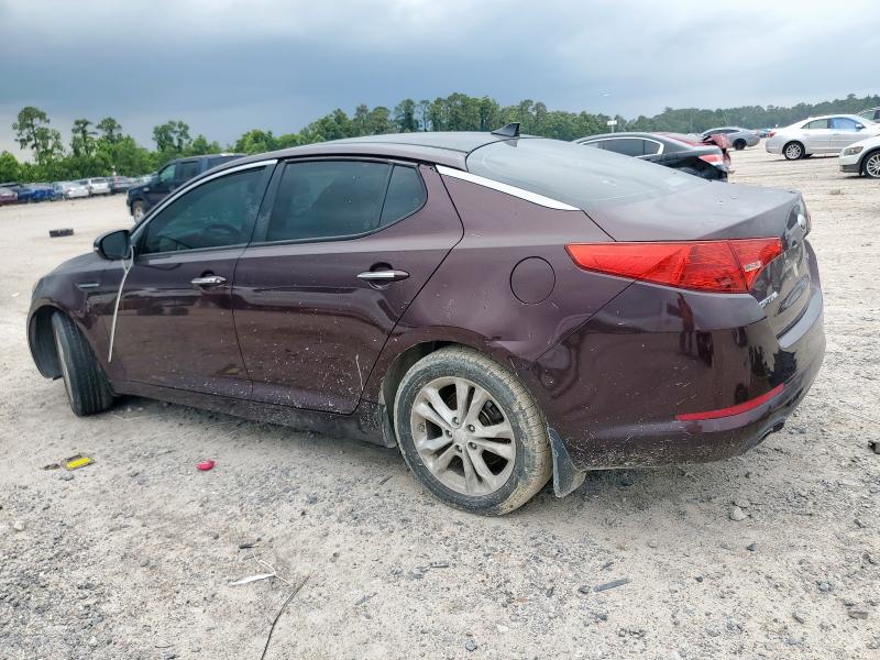 5XXGN4A71DG127699 - 2013 KIA OPTIMA EX MAROON photo 2