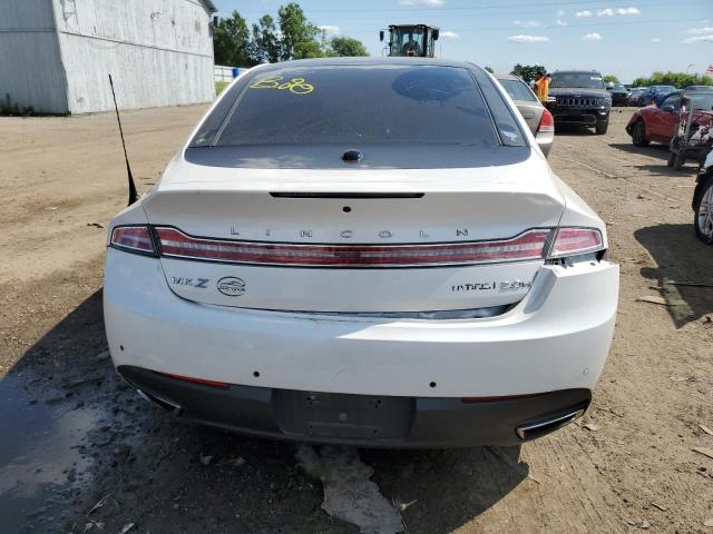 3LN6L2LU0ER805253 - 2014 LINCOLN MKZ HYBRID WHITE photo 6