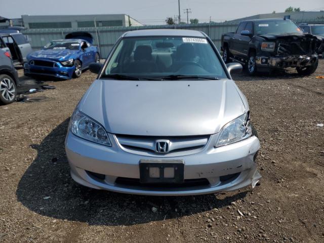1HGES16314L008220 - 2004 HONDA CIVIC DX VP SILVER photo 5
