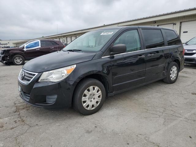 2V4RW4DG2BR670703 - 2011 VOLKSWAGEN ROUTAN S BLACK photo 1