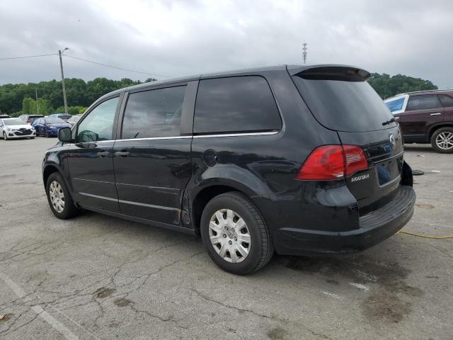2V4RW4DG2BR670703 - 2011 VOLKSWAGEN ROUTAN S BLACK photo 2