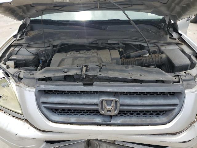 5FNYF18525B055811 - 2005 HONDA PILOT EXL SILVER photo 12