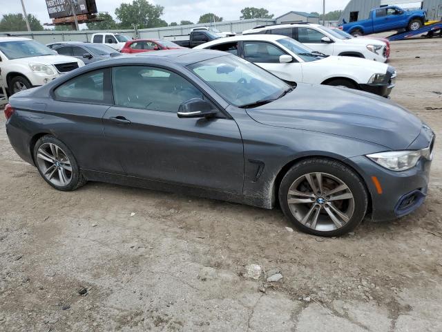 WBA3N5C51EF717379 - 2014 BMW 428 XI GRAY photo 4