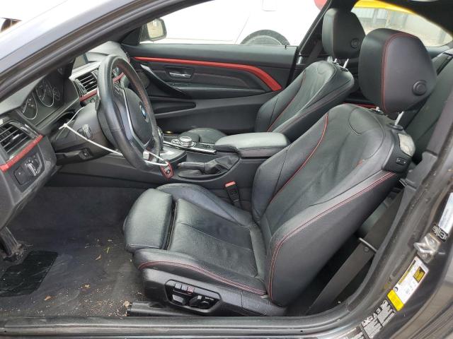 WBA3N5C51EF717379 - 2014 BMW 428 XI GRAY photo 7