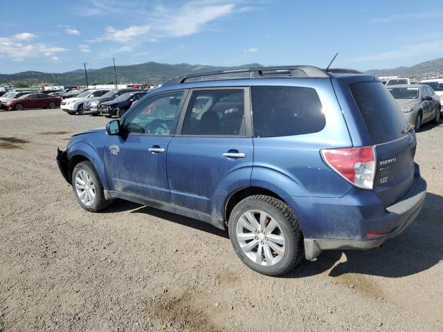 JF2SHADC1BH757295 - 2011 SUBARU FORESTER 2.5X PREMIUM BLUE photo 2