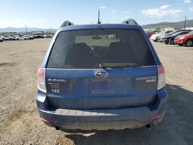 JF2SHADC1BH757295 - 2011 SUBARU FORESTER 2.5X PREMIUM BLUE photo 6