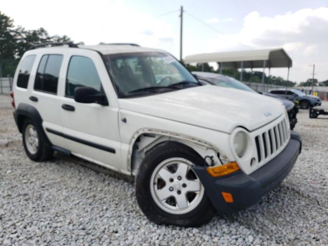 1J4GL48K07W547547 - 2007 JEEP LIBERTY SPORT თეთრი ფოტო 4