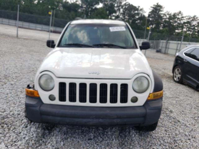 1J4GL48K07W547547 - 2007 JEEP LIBERTY SPORT თეთრი ფოტო 5