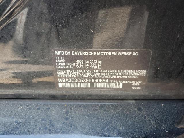 WBA3C3C5XEP660684 - 2014 BMW 320 I XDRIVE BLACK photo 12