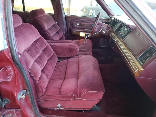 2MECM74F5LX626799 - 1990 MERCURY GRAND MARQ GS RED photo 5