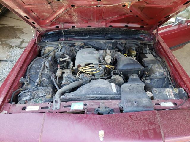 2MECM74F5LX626799 - 1990 MERCURY GRAND MARQ GS RED photo 7