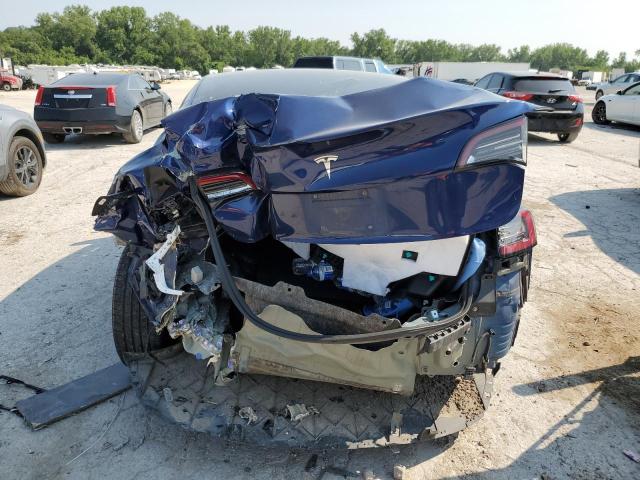 5YJ3E1EA0JF030883 - 2018 TESLA MODEL 3 Синій фото 6