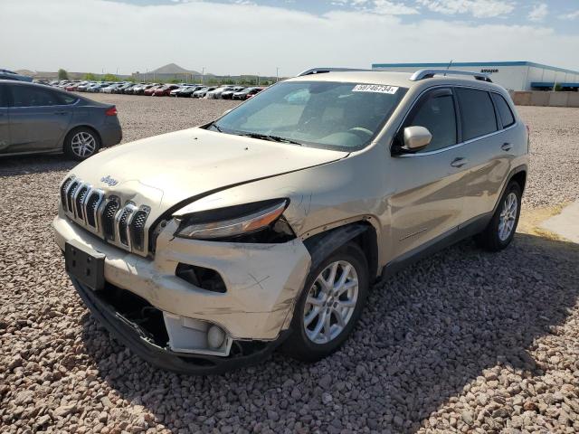 1C4PJMCB8FW644836 - 2015 JEEP CHEROKEE LATITUDE BEIGE photo 1