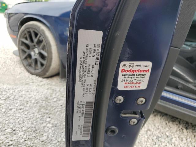 2C3CDZFJ4FH760849 - 2015 DODGE CHALLENGER R/T SCAT PACK BLUE photo 12