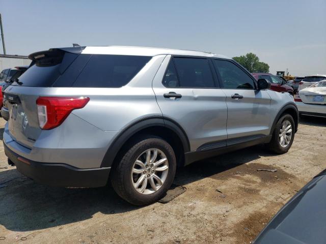1FM5K8AB9NGB80832 - 2022 FORD EXPLORER POLICE INTERCEPTOR 银色 照片 3