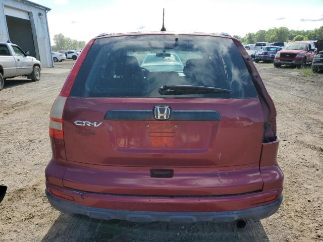 5J6RE3H3XAL047846 - 2010 HONDA CR-V LX RED photo 6