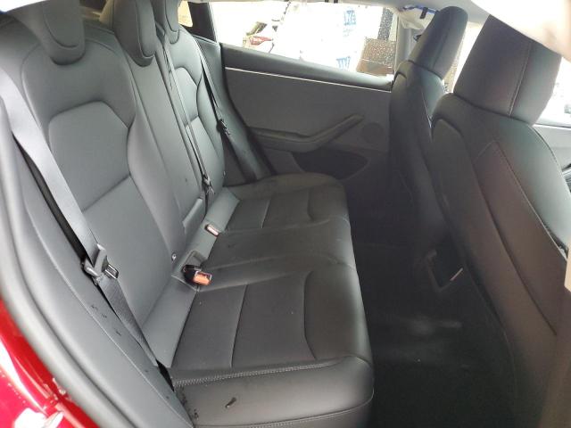 5YJ3E1EA9SF989569 - 2025 TESLA MODEL 3 BURGUNDY photo 10