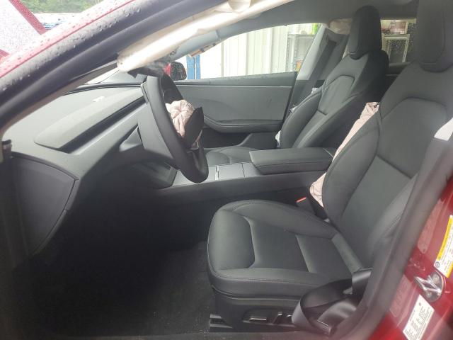 5YJ3E1EA9SF989569 - 2025 TESLA MODEL 3 BURGUNDY photo 7