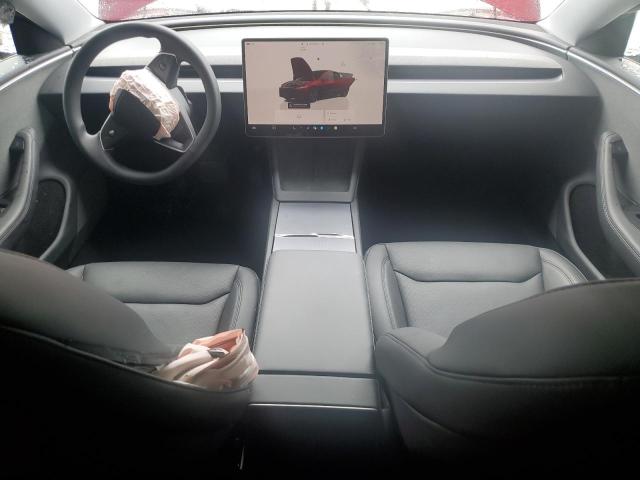 5YJ3E1EA9SF989569 - 2025 TESLA MODEL 3 BURGUNDY photo 8