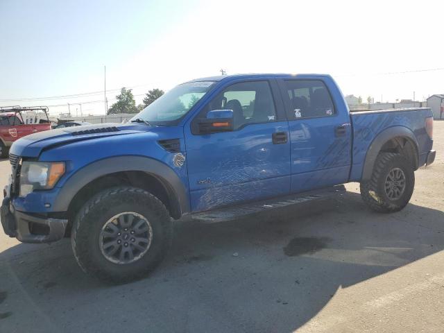 1FTFW1R68BFA52546 - 2011 FORD F150 SVT RAPTOR BLUE photo 1