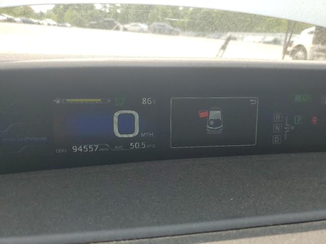 JTDKARFP8J3076709 - 2018 TOYOTA PRIUS PRIM Srebrny zdjęcie 9