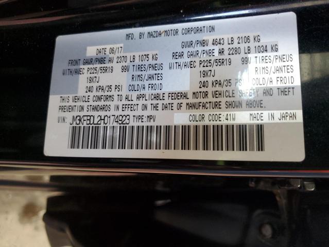 JM3KFBDL2H0174923 - 2017 MAZDA CX-5 GRAND TOURING BLACK photo 13