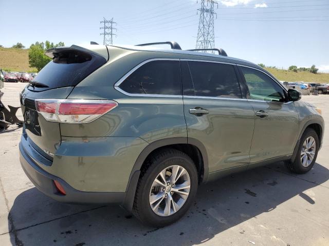5TDJKRFH3FS150089 - 2015 TOYOTA HIGHLANDER XLE Yaşıl foto 3
