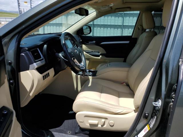 5TDJKRFH3FS150089 - 2015 TOYOTA HIGHLANDER XLE Yaşıl foto 7