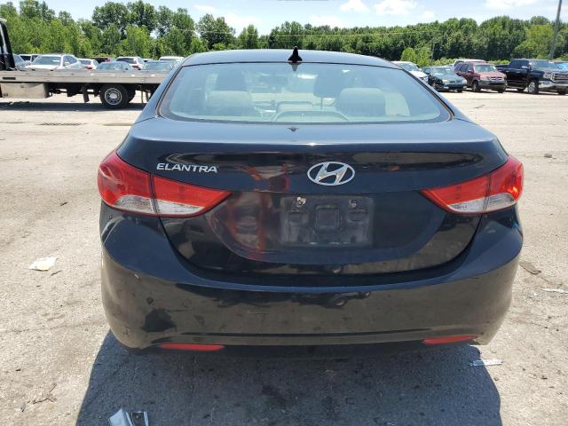 KMHDH4AE7DU928460 - 2013 HYUNDAI ELANTRA GLS BLACK photo 6