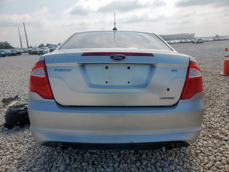 3FAHP0HG4BR322455 - 2011 FORD FUSION SE SILVER photo 6