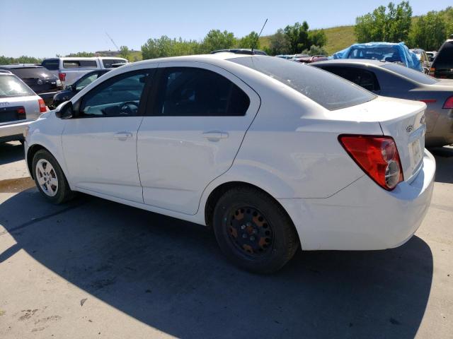 1G1JB5SH2F4110959 - 2015 CHEVROLET SONIC LS თეთრი ფოტო 2