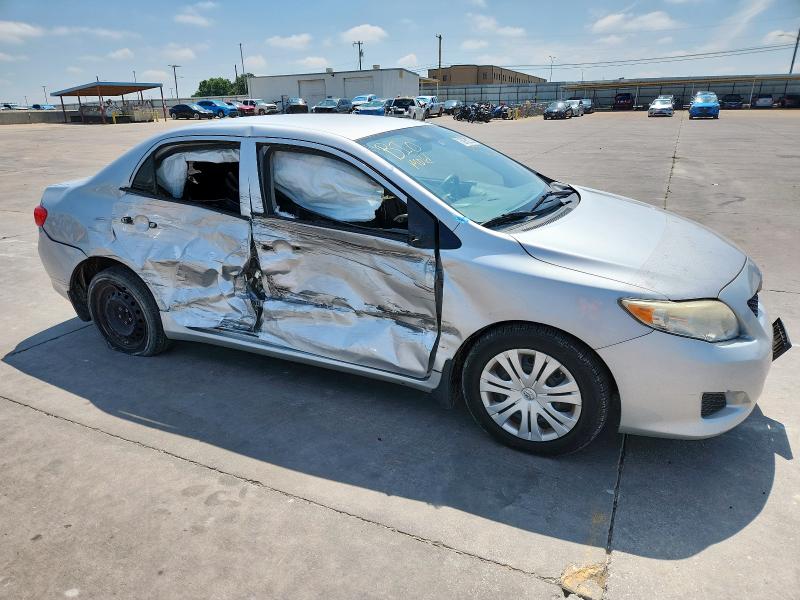 1NXBU4EE6AZ299475 - 2010 TOYOTA COROLLA BASE SILVER photo 4