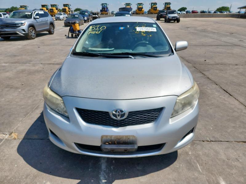 1NXBU4EE6AZ299475 - 2010 TOYOTA COROLLA BASE SILVER photo 5