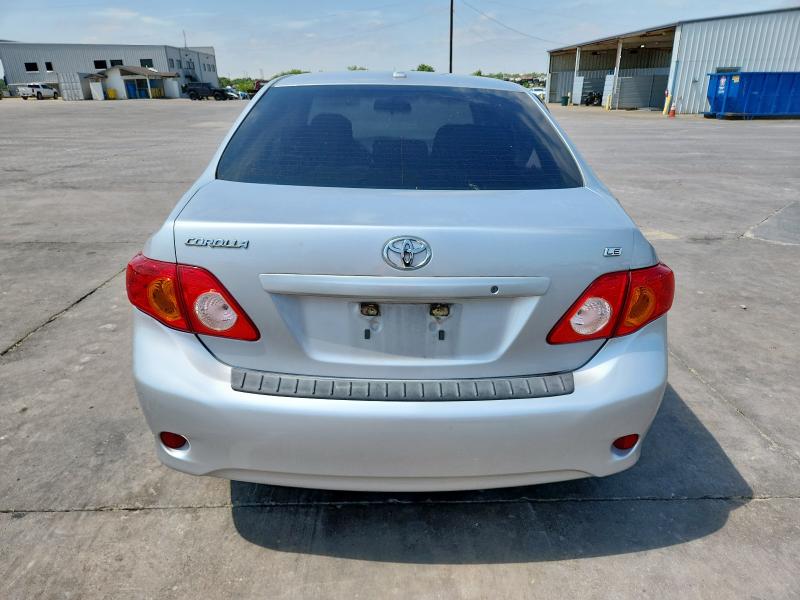 1NXBU4EE6AZ299475 - 2010 TOYOTA COROLLA BASE SILVER photo 6