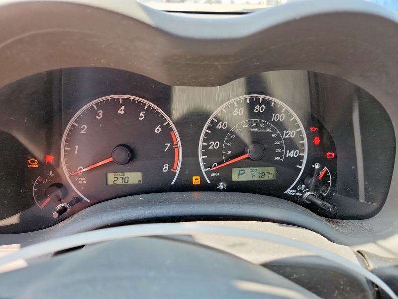 1NXBU4EE6AZ299475 - 2010 TOYOTA COROLLA BASE SILVER photo 9