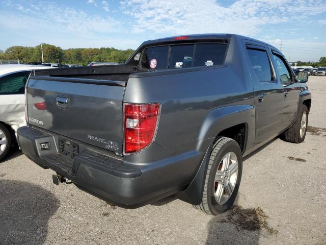 5FPYK1F5XBB004199 - 2011 HONDA RIDGELINE RTL CHARCOAL photo 4