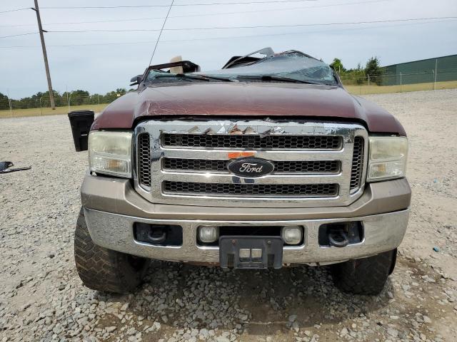 1FTSW21P56EB24050 - 2006 FORD F250 SUPER DUTY BURGUNDY photo 5